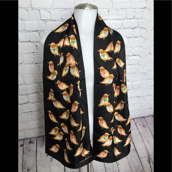 Brooks Brothers Bird Scarf - Picture 2 of 4